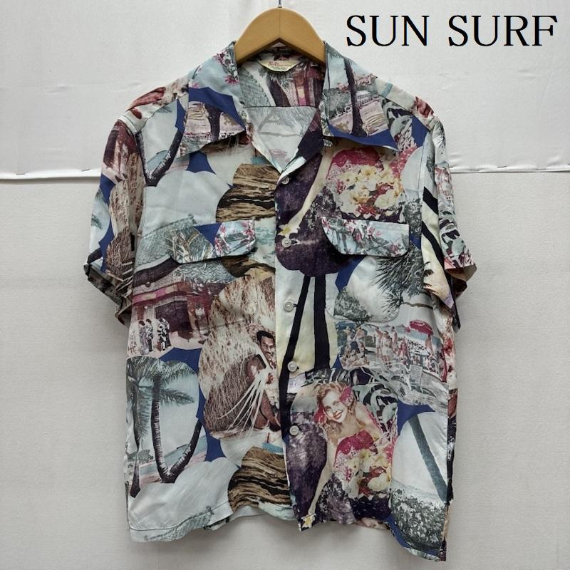 サンサーフ KAIKAMAHINE 人絹 アロハ プルオーバー SS38678 メンズ S ISItems【USED】【古着】【中古】50160777