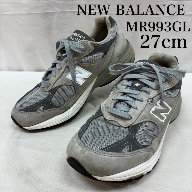 ニューバランス MR993GL 2023 USA製 メッシュ スエード ローカット スニーカー メンズ 27.0cm ISItems【USED】【古着】【中古】50160986｜クラシカ