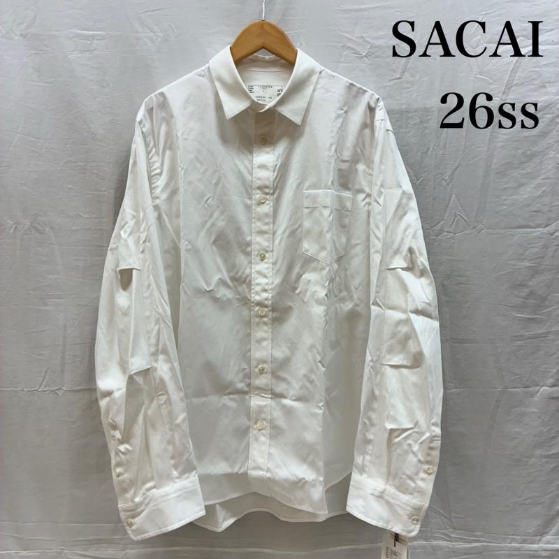 サカイ 26ss Poplin Shirt ポプリン シャツ 26-03935M タグ付き 定価¥71,500 メンズ 3 ISItems【USED】【古着】【中古】50163179|クラシカ