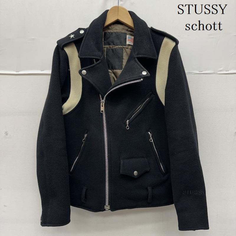 ステューシー schott ワンスター ウール ライダース ジャケット メンズ 36 ISItems【USED】【古着】【中古】50163349|クラシカ