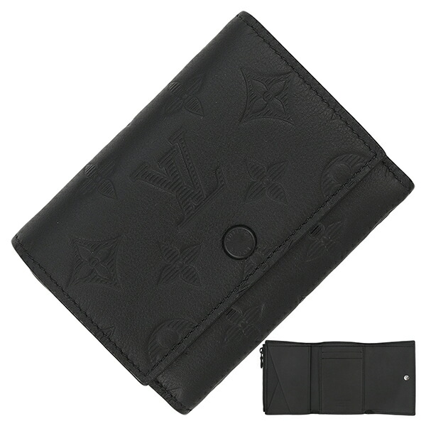 LOUIS VUITTON ルイヴィトン レザー財布 二つ折り財布 本革 黒 LOUIS VUITTON（ルイ・ヴィトン）の二つ折り財布