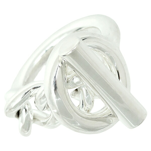 【HERMES】エルメス シェーヌダンクルパンク ダブルリング SV925 HERMES - エルメス リング シェーヌダンクル パンク ダブルリング