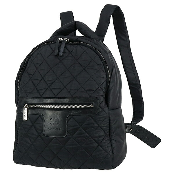 【美品】シャネル　キャビアスキン　デカココ　リュック　ブラック　黒　455 シャネル CHANEL マトラッセバックパック AS3530 ブラック