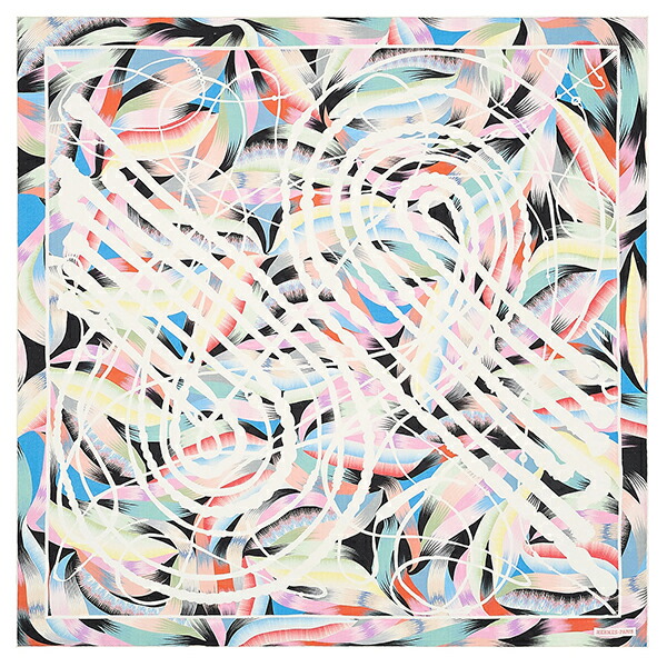 エルメス カレ 90 スカーフ シルク グレー マルチカラー brandvalue-store_e58593a