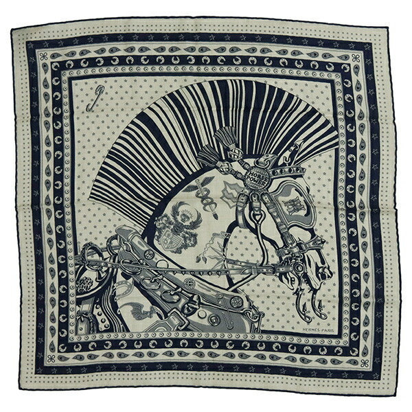 楽天市場】【新品】 エルメス スカーフ カレ 45 ガヴロッシュ ツイル