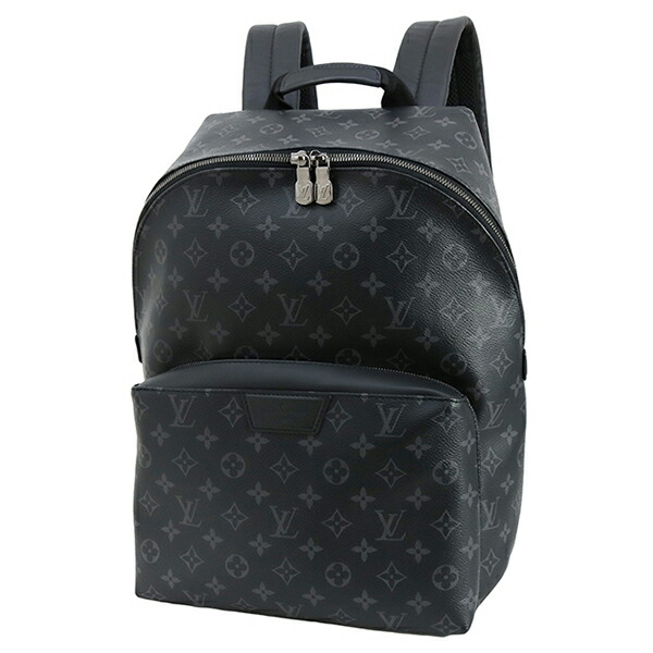 【5%OFF】 ルイヴィトン バックパック アポロ モノグラム エクリプス レザー ブラック グレー LOUIS VUITTON ルイヴィトン リュックサック ショルダーバッグ 大きめ 大容量 通勤 ビジネス デイパック バック BAG 中古