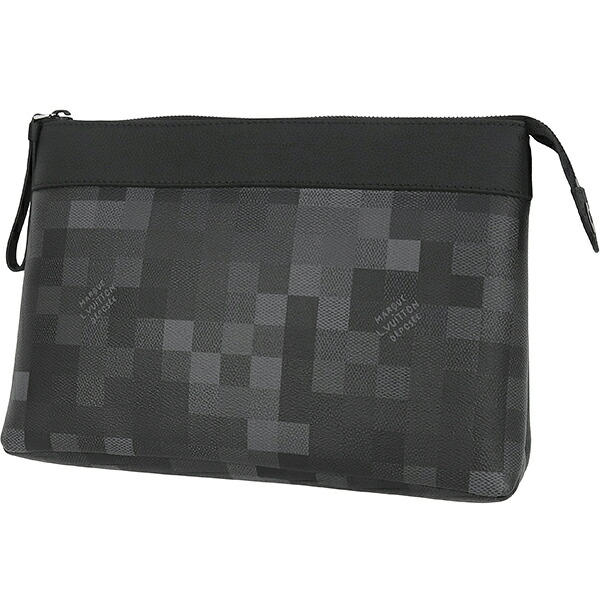 【5%OFF】 ルイヴィトン クラッチバッグ ポシェット ヴォワヤージュ スープル ダモフラージュ ダミエ ピクセル カモフラ ブラック ルイヴィトン セカンドバッグ ポーチ LOUIS VUITTON ルイヴィトン ハンドバッグ ミニバッグ M 97,900円