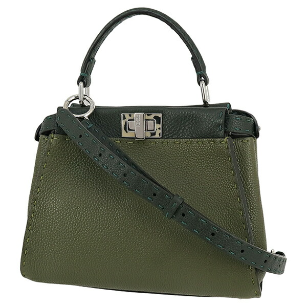 楽天市場】【超美品】 フェンディ ピーカブー アイコニック ミニ