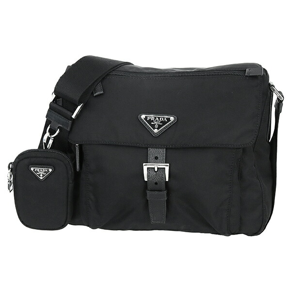 楽天市場】【中古】 プラダ ショルダーバッグ ナイロン サフィアーノ