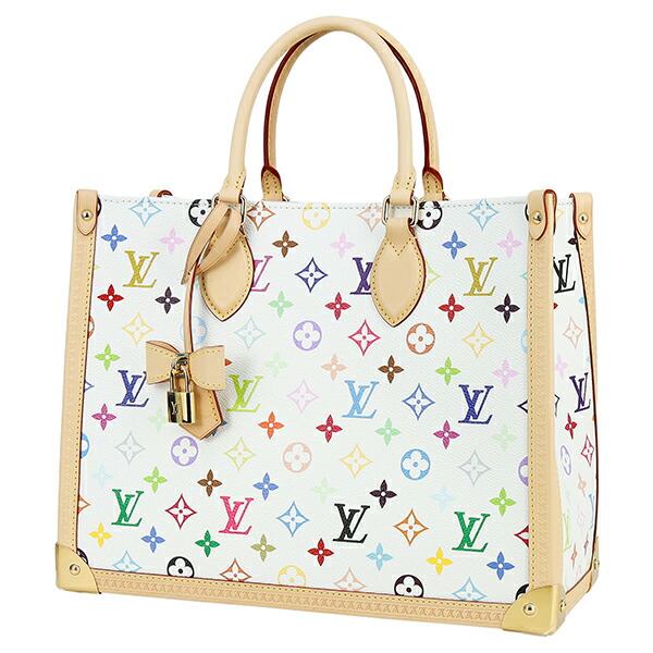 村上隆 x LV スピーディ・バンドリエール 25 マルチカラー・ホワイト 新品】村上隆 x LV スピーディ・バンドリエール 25 マルチカラー