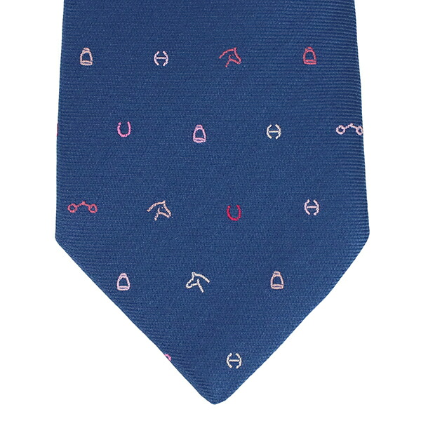 楽天市場】【新品】 エルメス ネクタイ 7cm Hローブ デュ ソワール