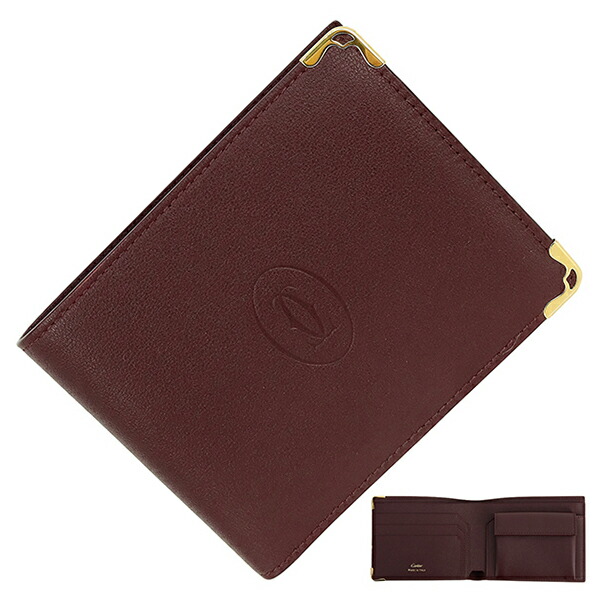 【新品未使用】Cartier 二つ折り財布 札入れ レザー 付属品完備 imgrc0097117209.jpg
