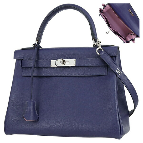 【フランス製】Hermes エルメス 最高級コットン ライン トートバッグ エルメス ケリー32/外縫い ブラック ボックスカーフ ゴールド金具