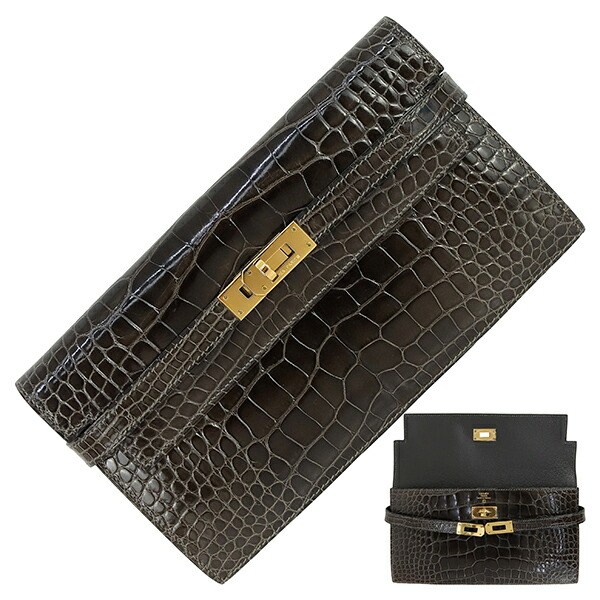 ◇エルメス◇トゴ/ドゴン/GM/ウォレット/長財布/ブランド HERMES(エルメス) ドゴンGM トゴ 長財布 S1 00G DB ブラウン