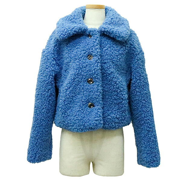 【10%OFF】 タトラス ブルゾン ママテータ ボア レディース 1サイズ 7号相当 ポリエステル ブルー 青 ジャケット ボタン ショート丈 TATRAS MAMATETA タトラス アウター アパレル 洋服 秋 冬 ブランド｜ACROSS～アクロス～