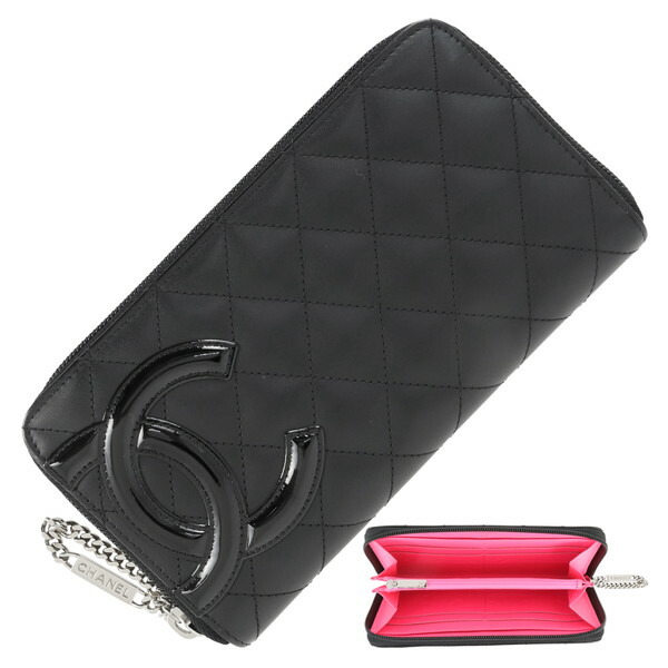 CHANEL シャネル 長財布 ラムスキン　マトラッセ　二つ折り　ギャラ付き CHANEL シャネル 二つ折り財布 AP0231 Y01588 Y01864 Y01295