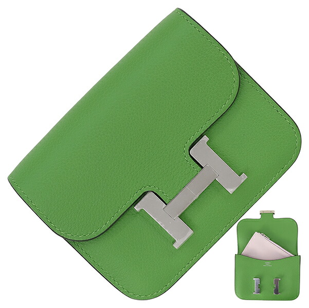 【中央メタルパーツ☆】日常使いに最適＊HERMESグレナンミニ財布 ◇幻の一品◇ HERMES (エルメス) 《グレナン》 コンパクト 財布