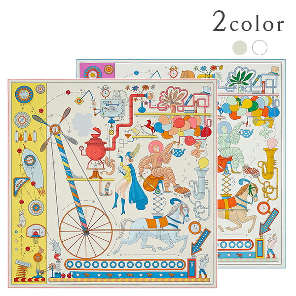 楽天市場】【新品】 エルメス スカーフ カレ 90 鐙の幻想 マルチカラー