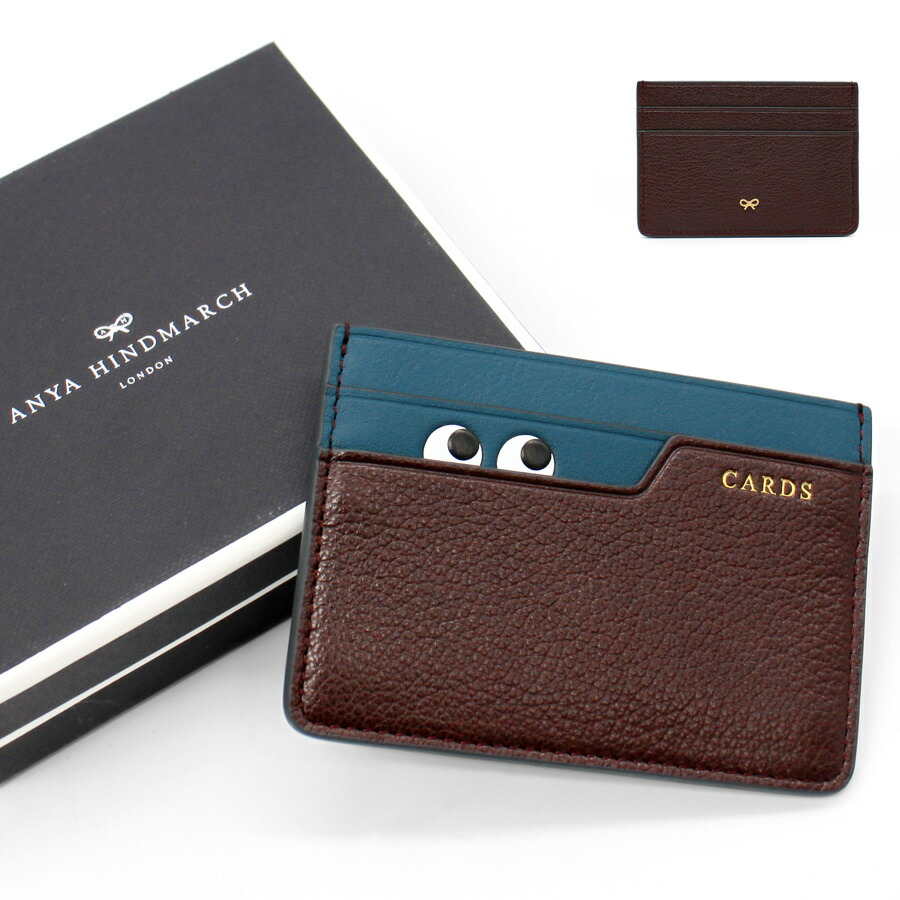 ANYA HINDMARCH (アニヤ・ハインドマーチ) 204897カードケース アイズ レディース ファッション ピーピング アイズ ジップ Peeping Eyesプレゼント ギフト ブランド【2026年春夏新作】|Brand Ambassador 店