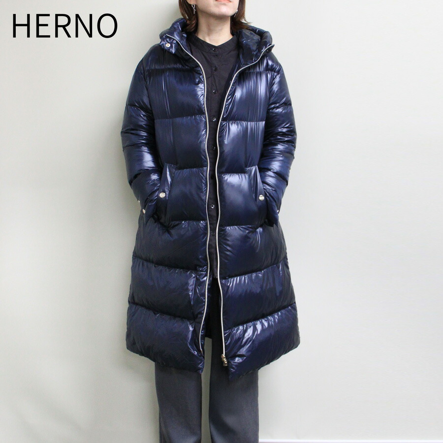 【楽天市場】HERNO ヘルノ (PI001519D 12017Z)ダウンコート ダウンジャケット PARKA IN NYLON ...
