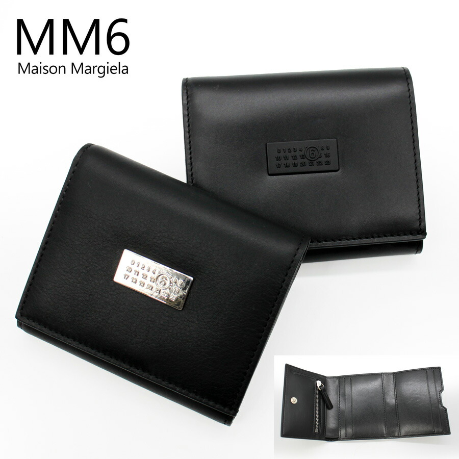 楽天市場】MM6 エムエムシックス メゾンマルジェラ 三つ折り財布