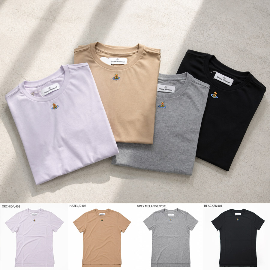 Vivienne Westwood　ヴィヴィアンウエストウッド （3G010017 J001M） ORB PERU Tシャツ スリット　ユニセックス　メンズ　レディース 　トップス　オーブ ミニロゴ ワンポイント　半袖 春夏【2026年春夏新作】｜Brand Ambassador 店