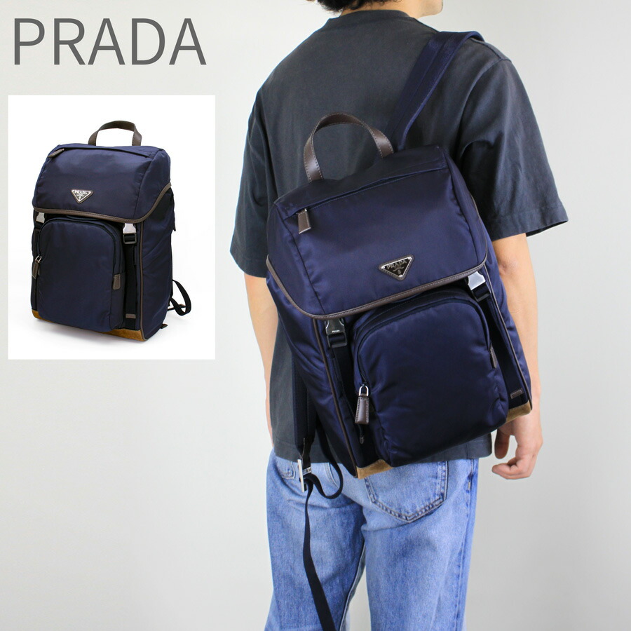 楽天市場】プラダ PRADA バッグ リュック 2VZ064 064 OOO ネロ