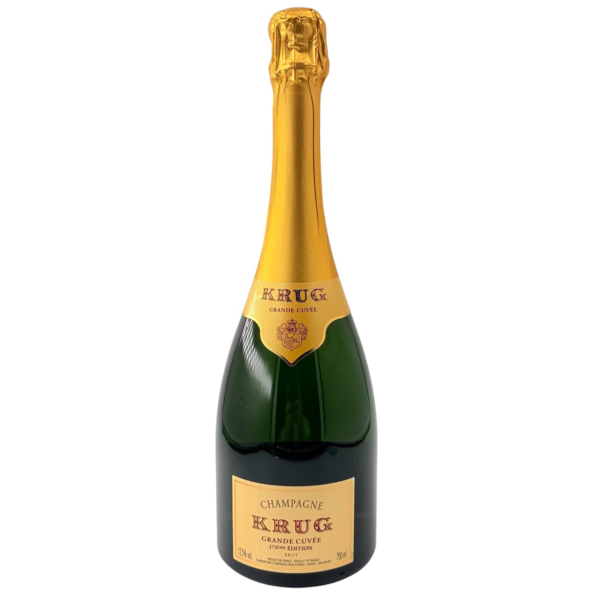 【ラベル傷あり】正規品 クリュッグ グランド キュヴェ ブリュット 750ml シャンパン シャンパーニュ お酒 フランス 白 箱なし クリュグ Krug Grande Cuvee 酒類【中古】26010244AS