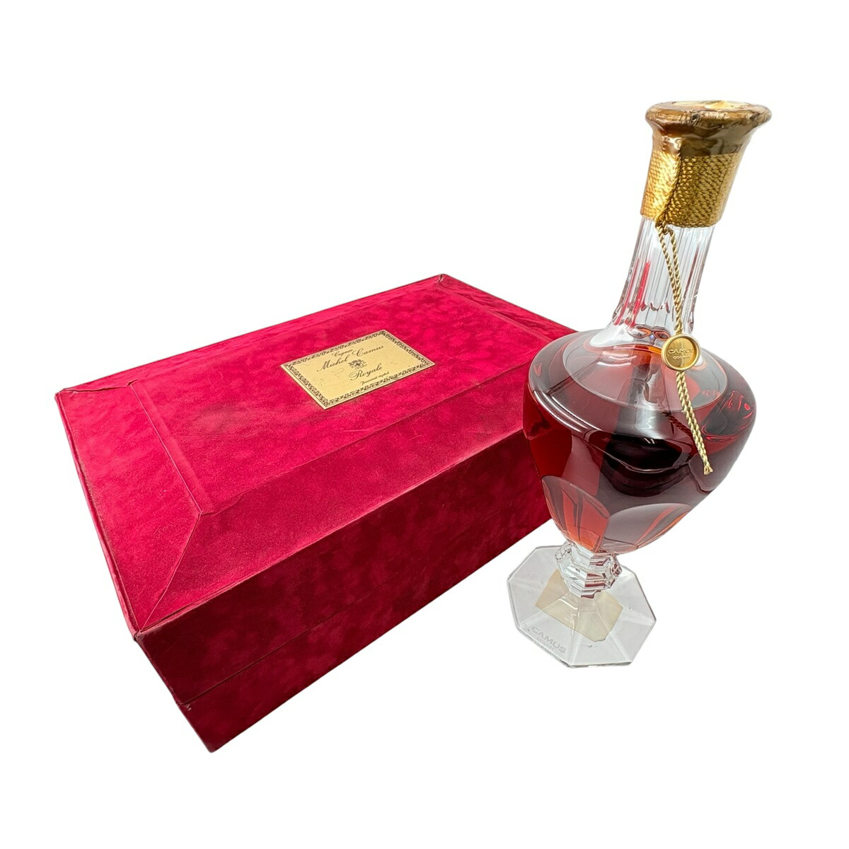 【中古】カミュ CAMUS ミシェル ロイヤル コニャック 700ml 40% ブランデー バカラ ボトル 箱破損あり 替え栓欠品 お酒 未開栓 25029917AS