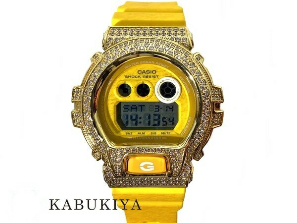 代引き人気 イエロー ゴールド Czダイヤ 18kgp Gd X6900ht 9 カスタム G Shock カシオ Casio 黄色 人気ブランド 中古 Xx17 rs メンズ レディース ウォッチ 腕時計 ジーショック 金 Hricorp Org