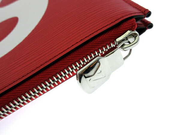 KABUKIYA x SilverBank: LOUIS VUITTON X Supreme Pochette Jour GM Red clutch bag M67722 ルイヴィトン ...