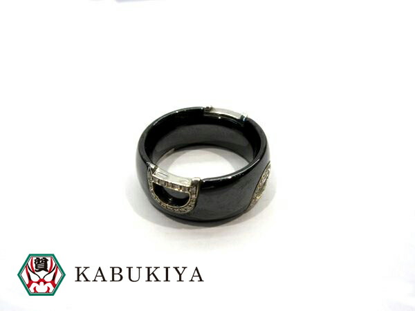楽天市場 Damiani ダミアーニd Icon Dアイコンリング セラミック K18wg 黒 61 約号メンズ人気ブランド 中古 Xx06 4606km 歌舞伎屋 X シルバーバンク