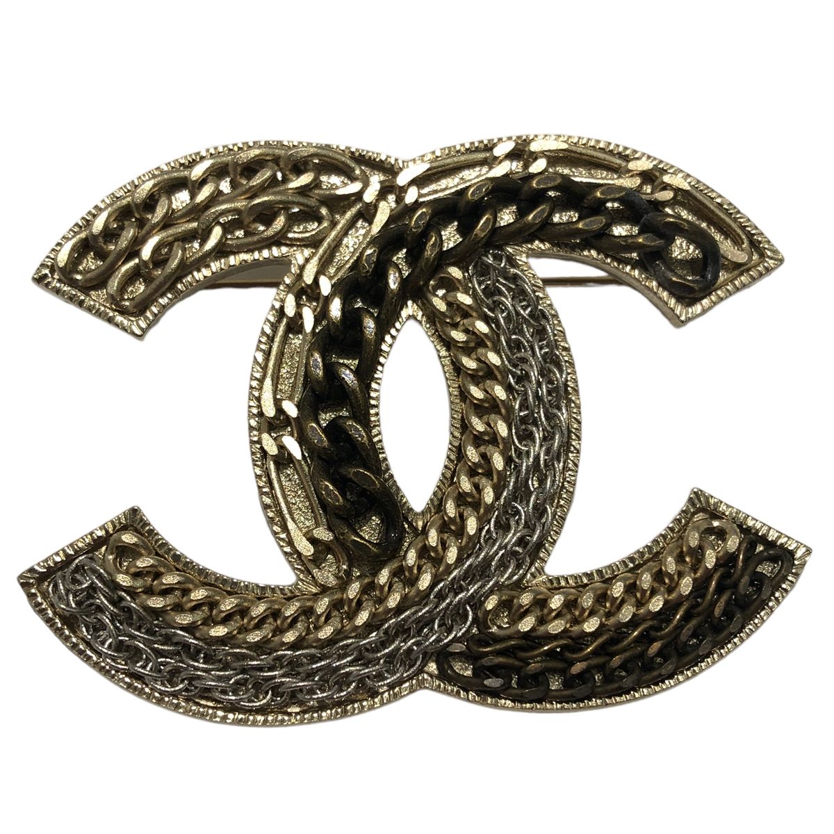 楽天市場】【中古】 CHANEL シャネル エンブレム ラインストーン