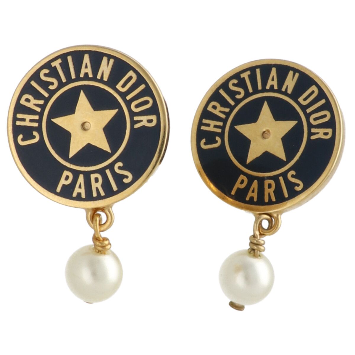 楽天市場】Christian Dior クリスチャンディオール ピアス キー スター