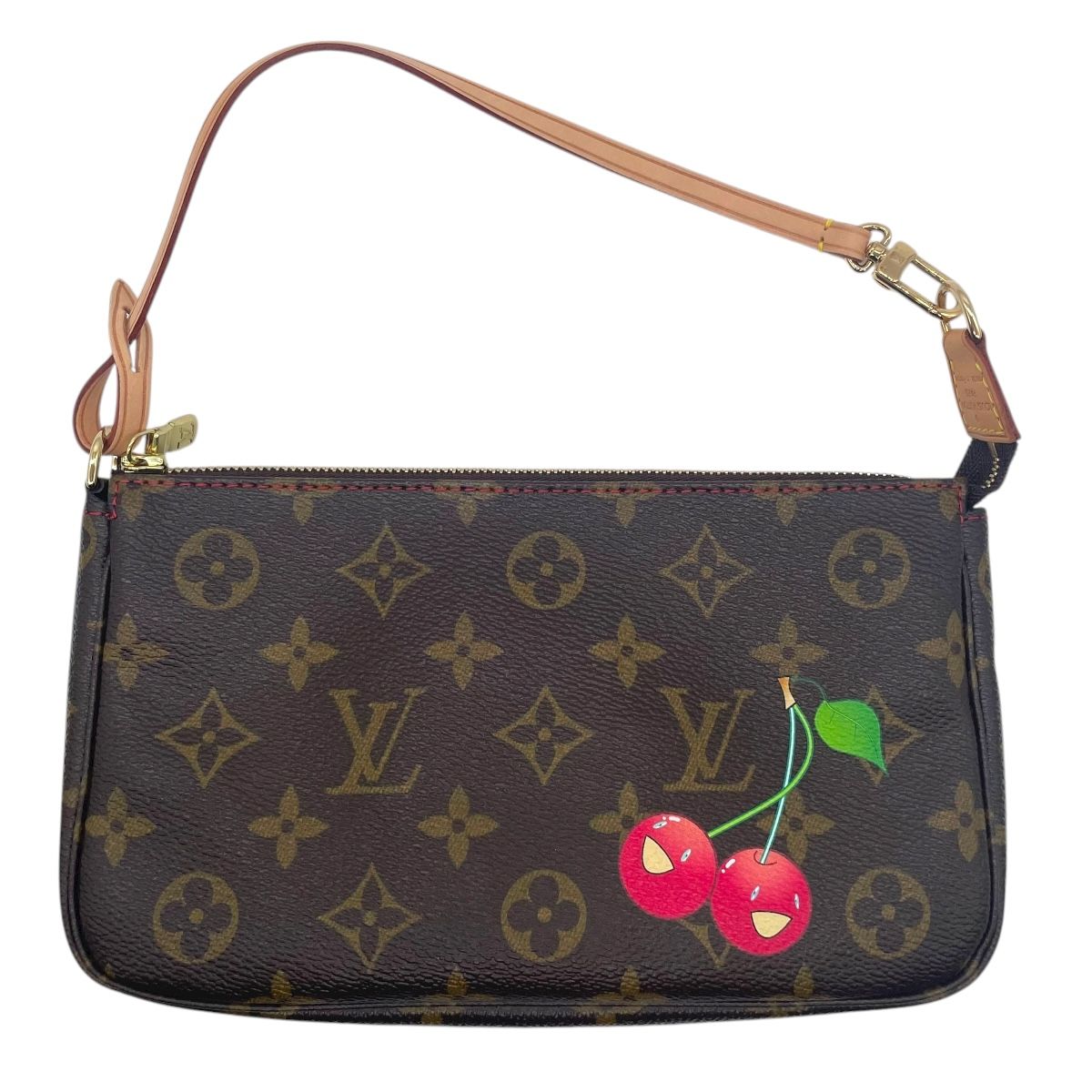 【中古】 LOUIS VUITTON ルイ・ヴィトン ポシェット･アクセソワール アクセサリーポーチ ブラウン モノグラム・チェリー M95008 25023064 RK