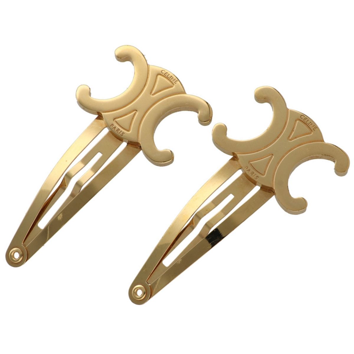 楽天市場】CELINE セリーヌ ヘアクリップ Large Snap Hair Clip ラージ