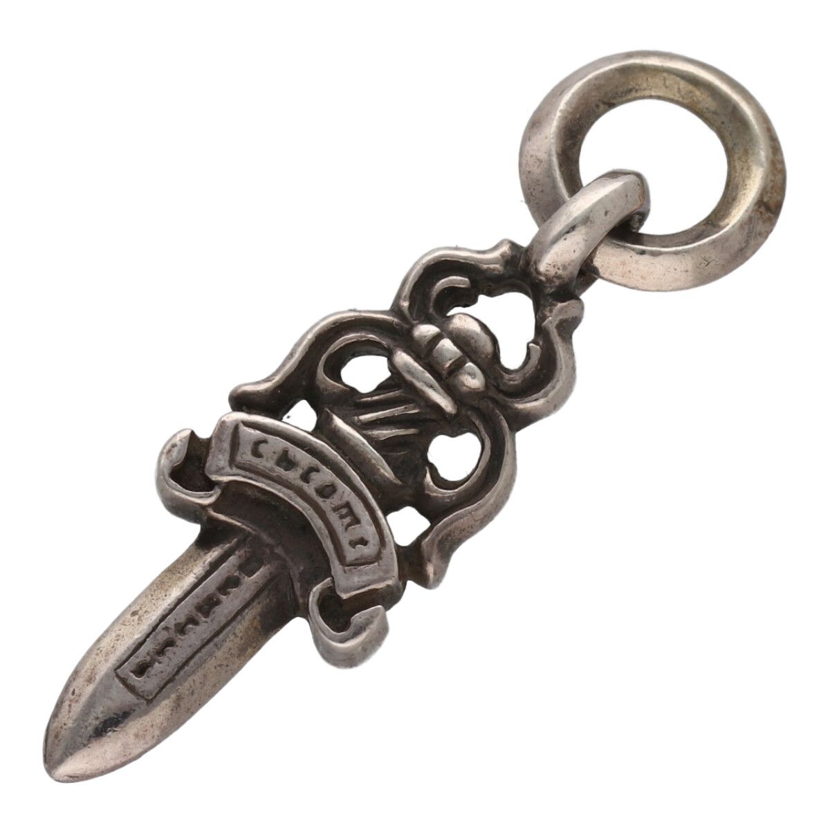 【中古】 CHROME HEARTS クロムハーツ #5 ダガーチャーム SV925 しろがね色 首飾り シャンデリヤ いの一番 No5 25027550 RS
