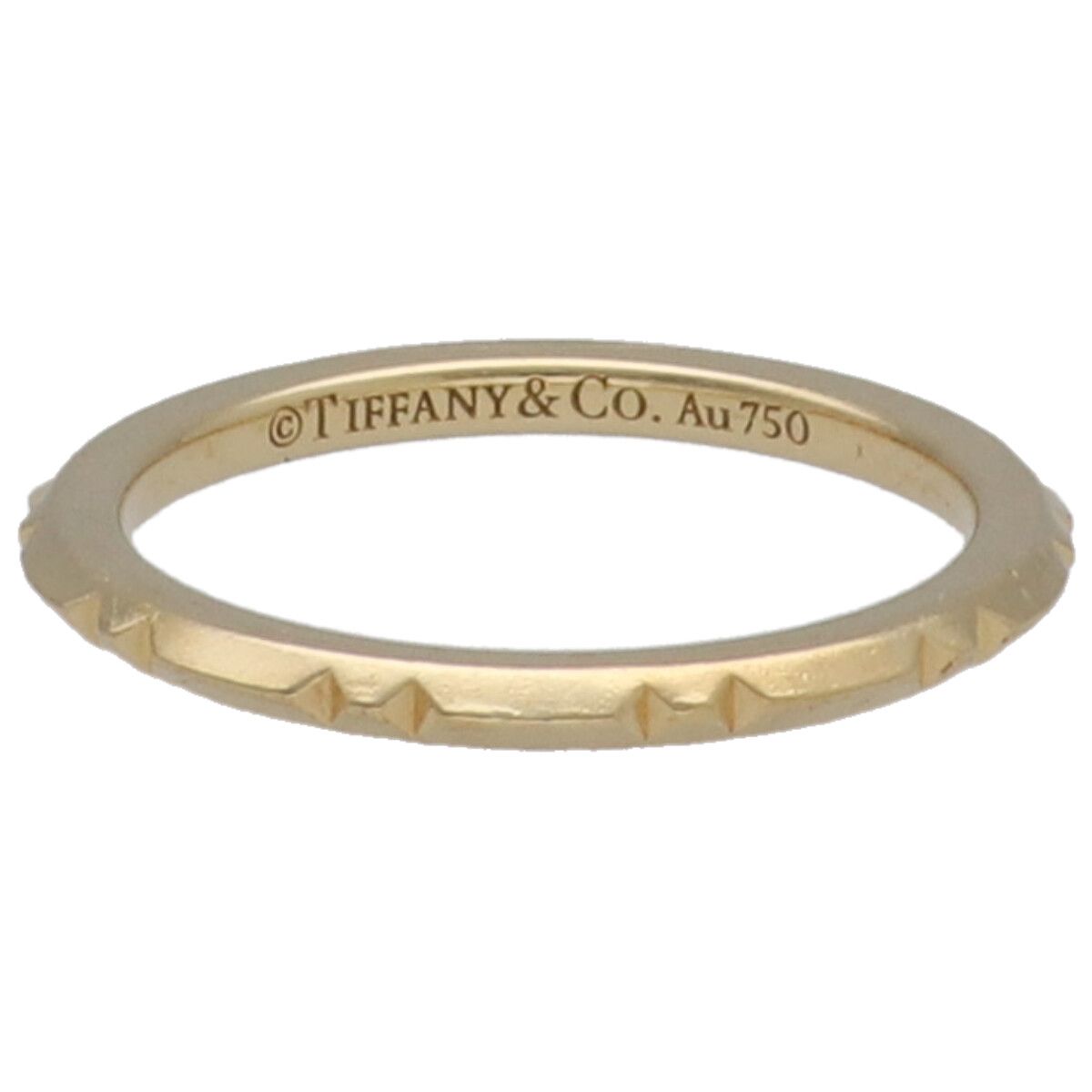 【中古】 Tiffany ＆ Co. ティファニー トゥルーバンドリング 約5号 K18YG イエローゴールド 指輪 アクセサリー 25038375 RS