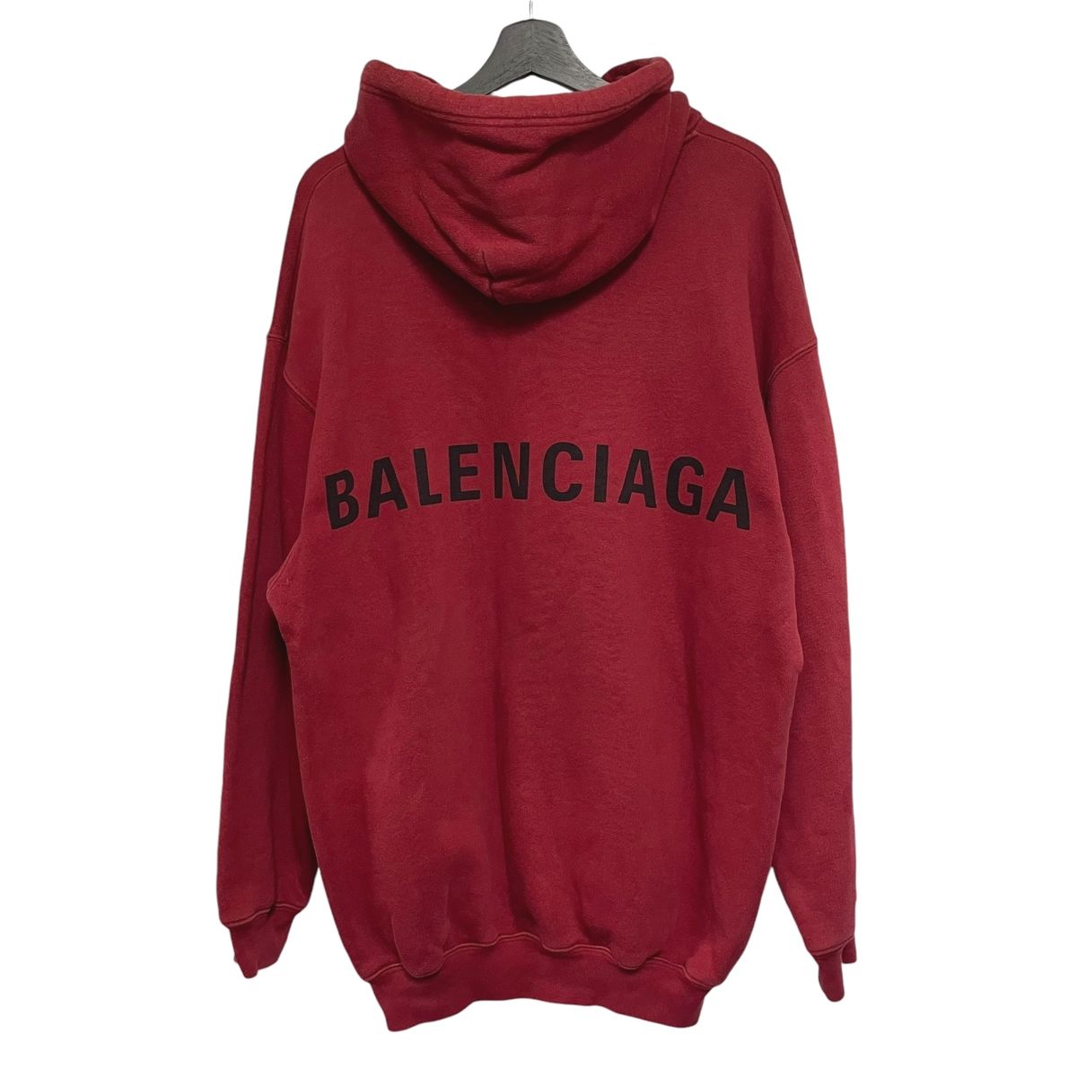 バレンシアガ　バックロゴパーカー BALENCIAGA バレンシアガ バックロゴプリント オーバーサイズ