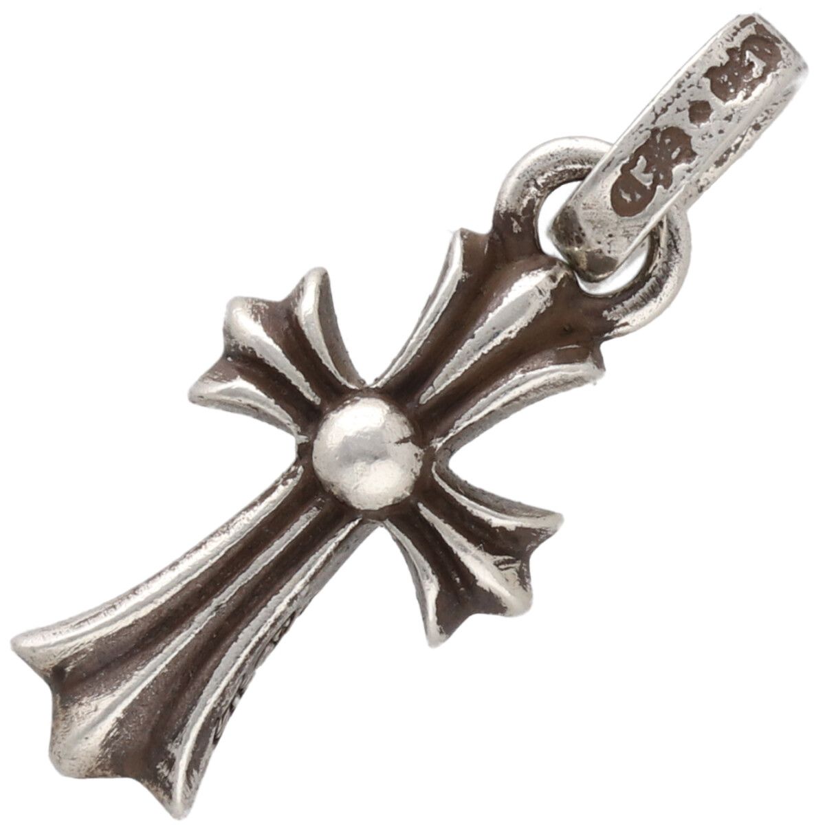 【中古】 CHROME HEARTS クロムハーツ ベイビーファットクロスチャーム SV925 シルバー ネックレス ペンダント トップ ベビー 新型 現行 25014434 RS