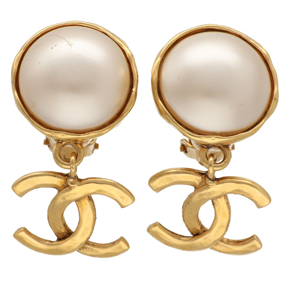 【中古】 CHANEL シャネル ピアス 94A フェイクパール ココマーク イヤリング 両耳 25027657 YM
