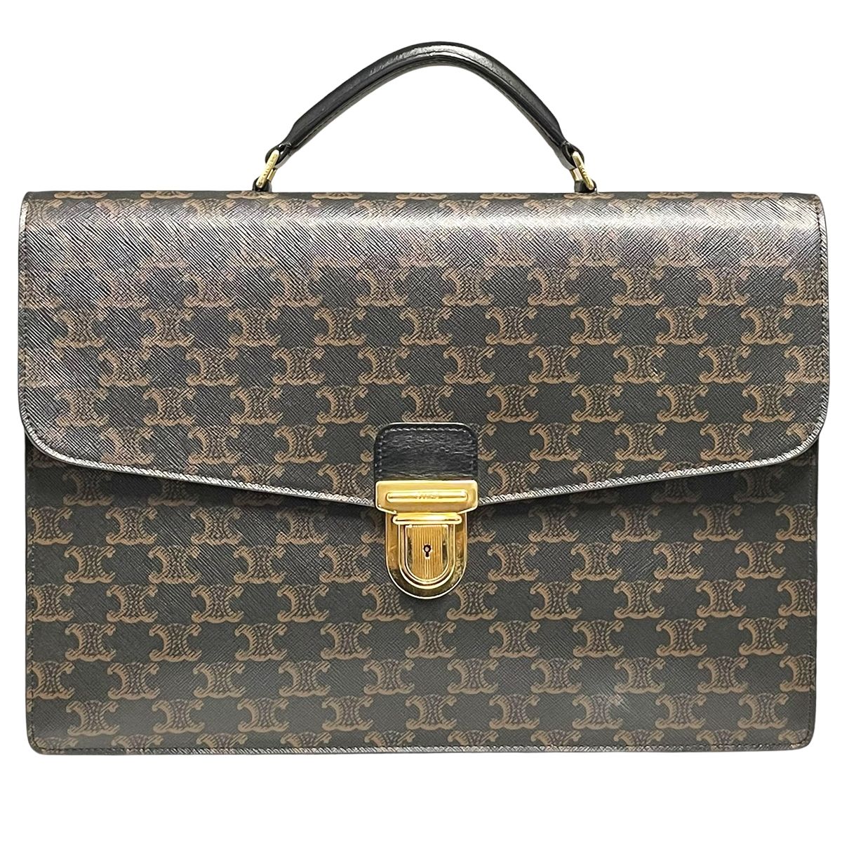 CELINE セリーヌ マカダム柄 ヴィンテージ ブリーフケース ビジネスバッグ 楽天市場】【広尾店】セリーヌ CELINE ヴィンテージ ブリーフケース