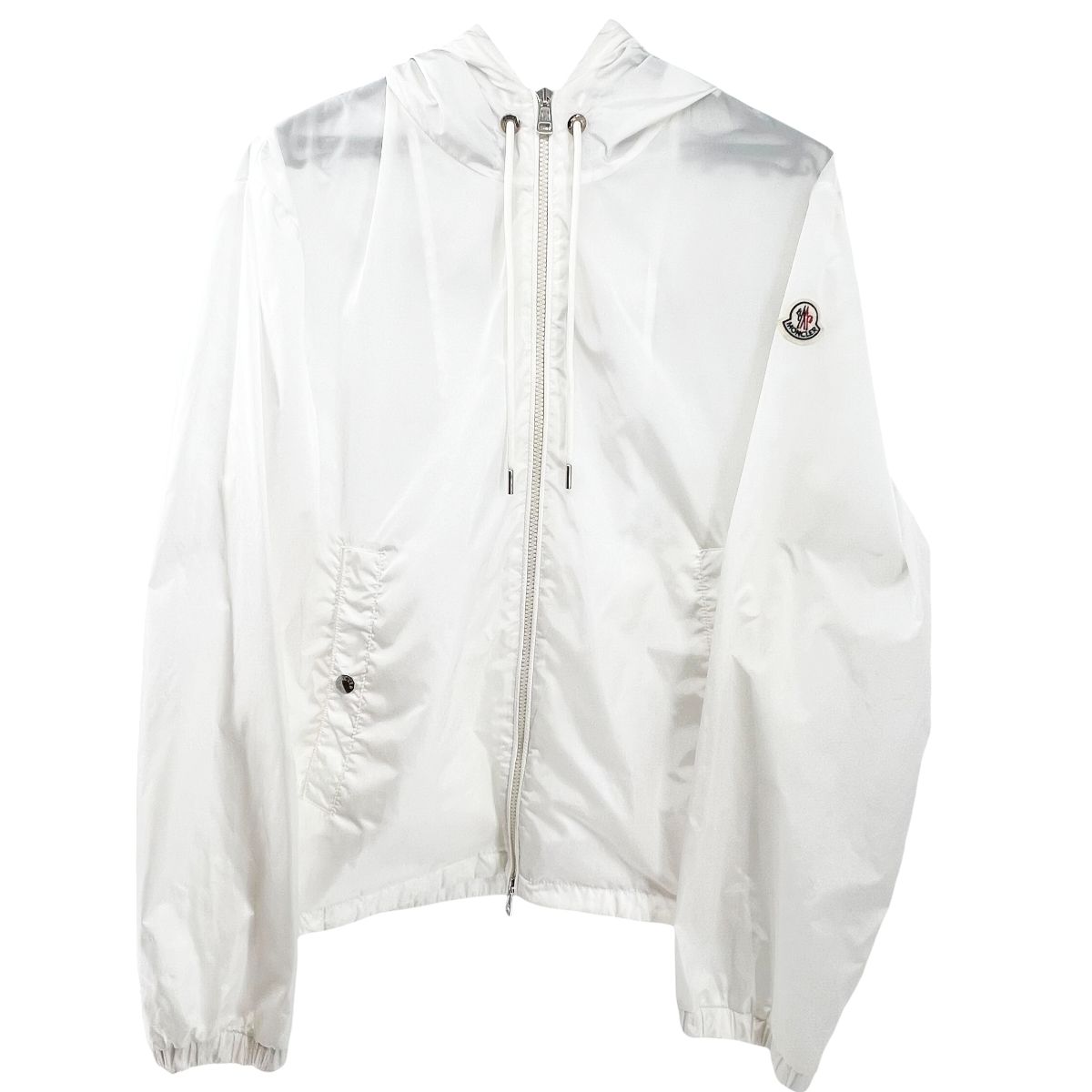 【中古】 MONCLER モンクレール GRIMPEURS JACKET ホワイト ナイロン ジップアップジャケットF10911A73700 サイズ2 ブルゾンメンズ 26006708 HO