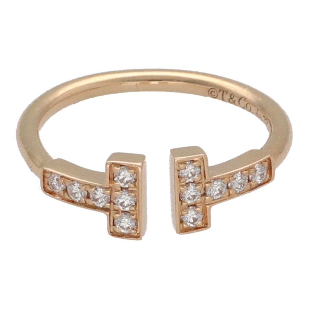 ティファニー　Tワイヤーリング 10号　神戸高島屋TIFFANYにて購入 楽天市場】【中古】 Tiffany ＆ Co. ティファニー Tワイヤー リング YG