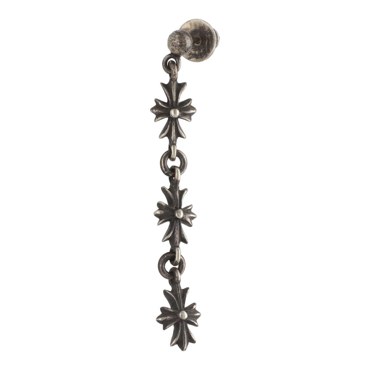 【中古】 CHROME HEARTS クロムハーツ  ピアス   タイニーE CHつけ加える 3落っこちるピアス 24027188 RS