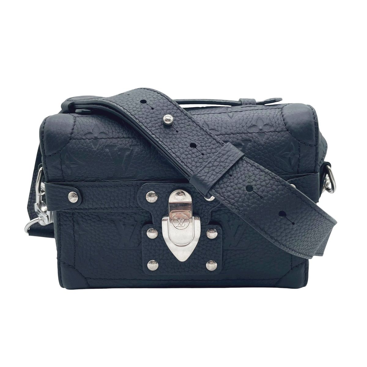 【中古】LOUIS VUITTON ルイ・ヴィトン 気魂･ブート M13871 トリヨン･ なめし革 黒いこと ノワール メンズ ショルダーバッグ 25010007 RD