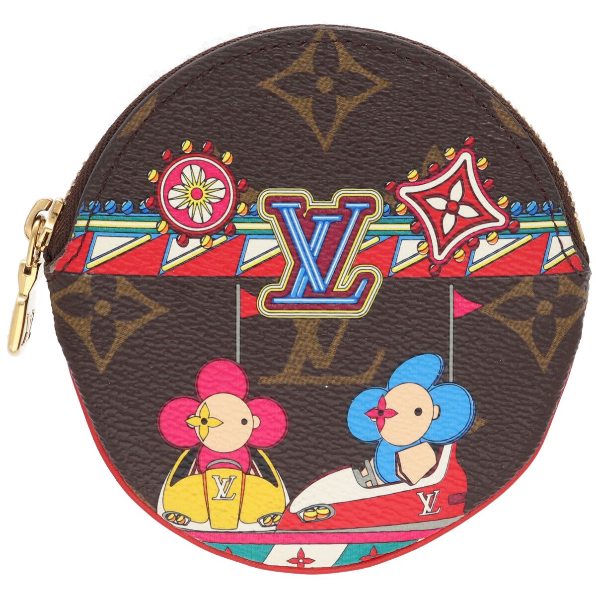 【中古】 LOUIS VUITTON ルイ・ヴィトン ポルトモネ・ロン ヴィヴィエンヌ M69757 モノグラム 赤いこと 御釣り入れ コインケース 26012777 RS
