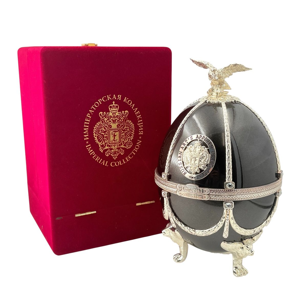 【中古】 空ボトルラドガ インペリアル寄せあわせ 黒 黒いこと LADOGA Imperial Collection  あき場所瓶 ウォッカ 700ml ロシア帝国 室内装飾 飾りつけ 24025934 AS