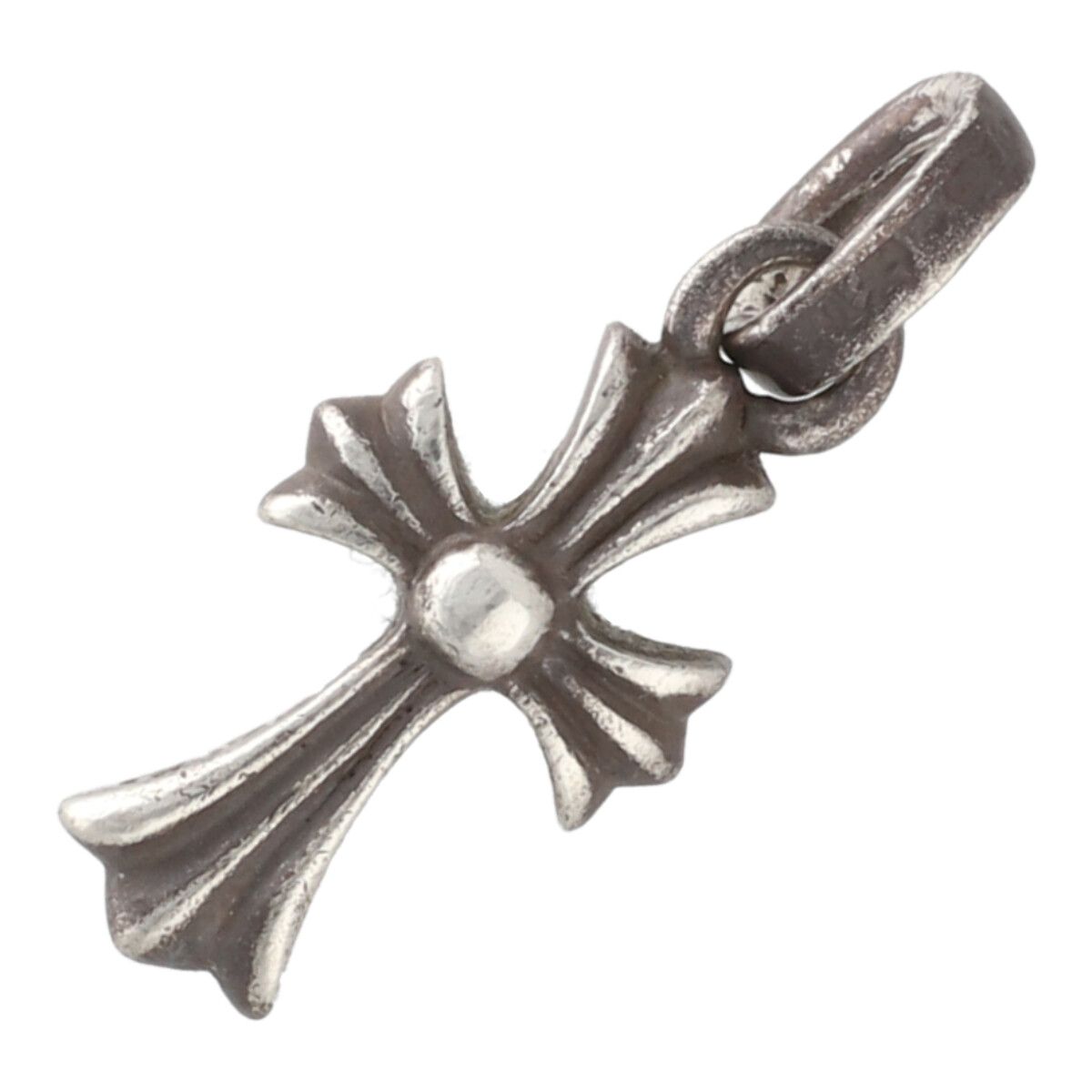 【中古】 CHROME HEARTS クロムハーツ ベイビーファットクロス SV925 しろがね色 首飾り シャンデリヤ いの一番 惹きつける もの言う花 25006536 RS
