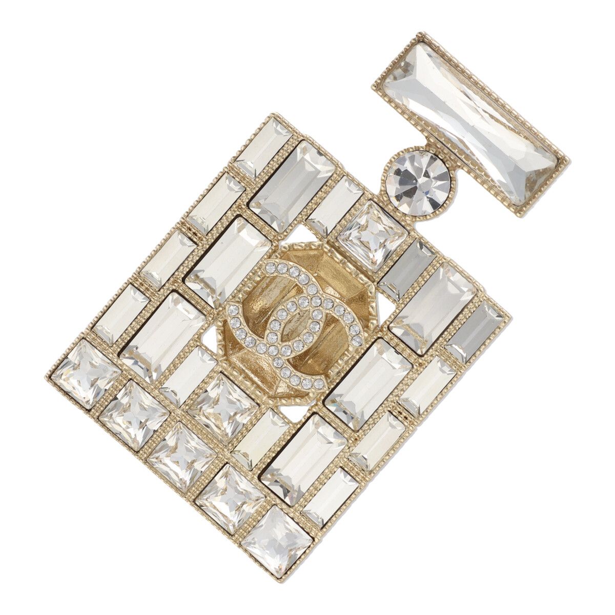 HERMES 24 Faubourg 香水ボトル型ブローチ HERMES 24 Faubourg 香水ボトル型 ブローチ